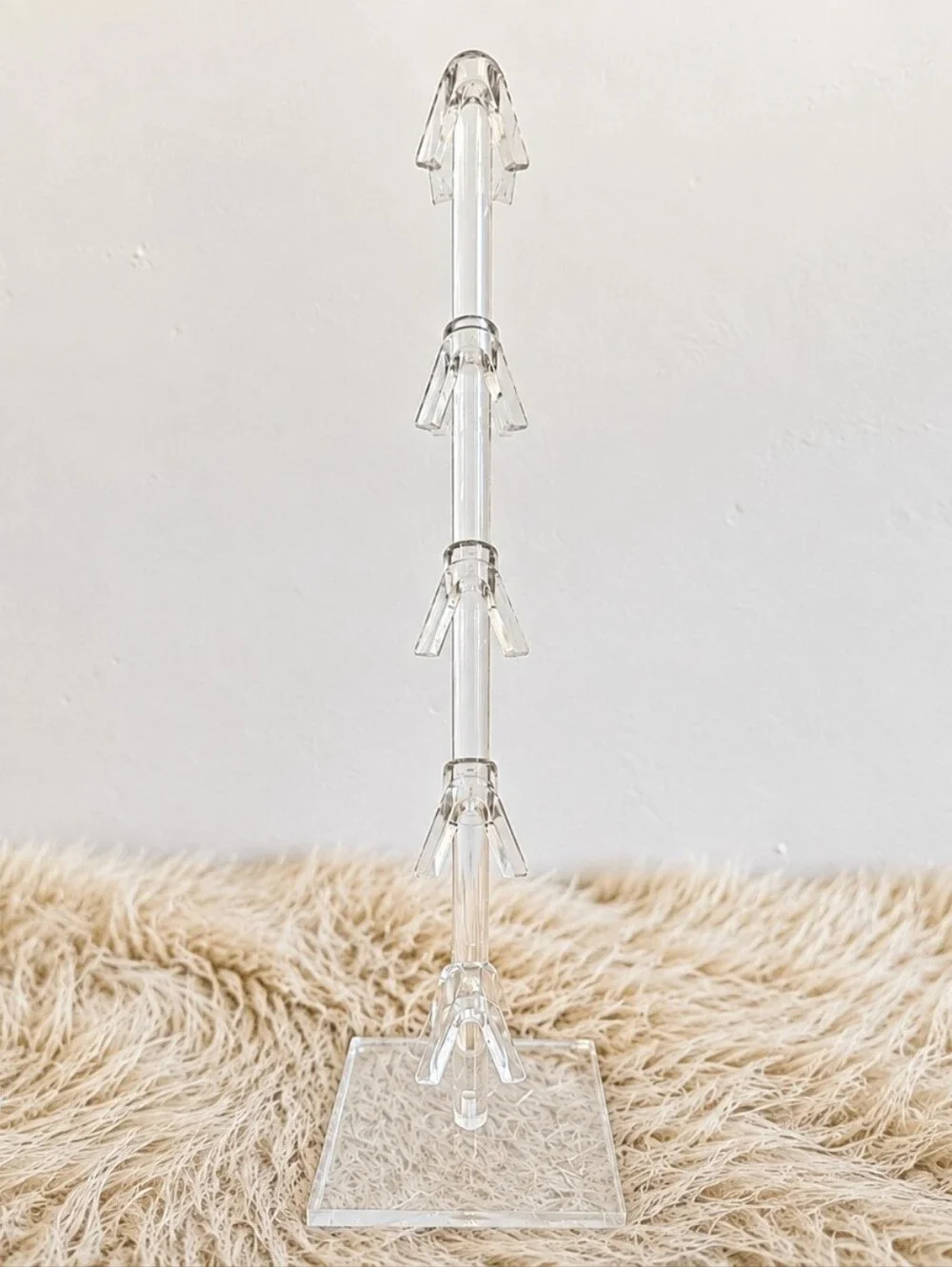 NEW Mooca Clear 5-Tier Acrylic Stand For Glasses Sunglasses Home Sz 14